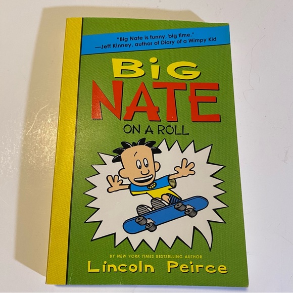 5 Big Nate books,Goes for Broke,Strikes Out,On a Roll, Flips Out.GUC see notes - Picture 5 of 13
